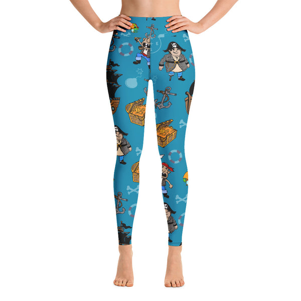Pirate Yoga Leggings - Seasonally Gifted 