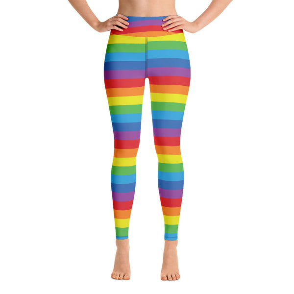 Rainbow Yoga Leggings - Seasonally Gifted 