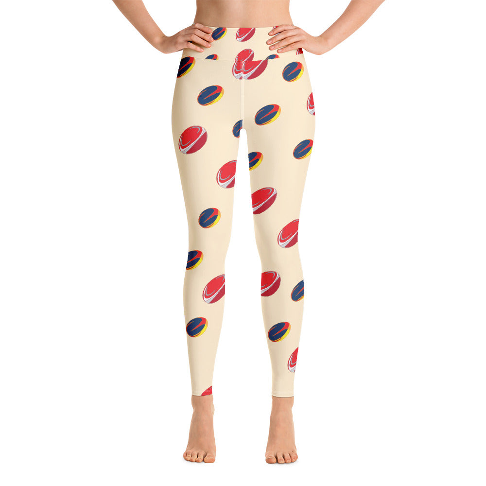 Rugby Yoga Leggings - Seasonally Gifted 