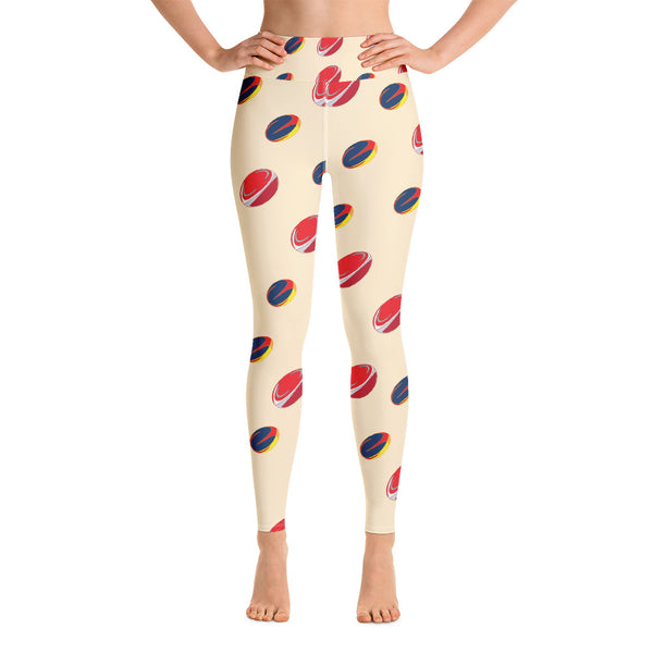 Rugby Yoga Leggings - Seasonally Gifted 