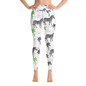 Zebra 2 Yoga Leggings - Seasonally Gifted 