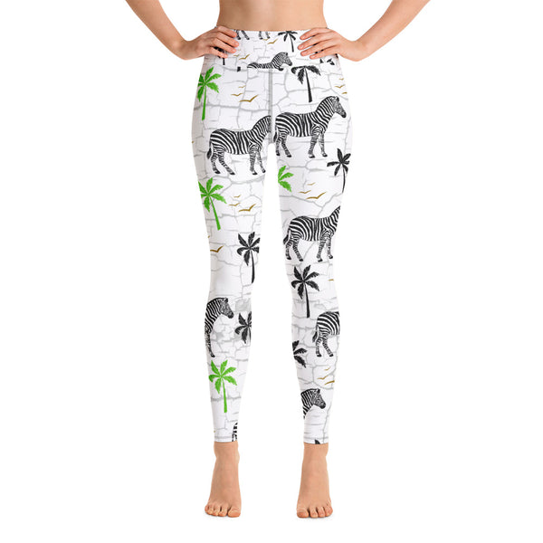Zebra 2 Yoga Leggings - Seasonally Gifted 