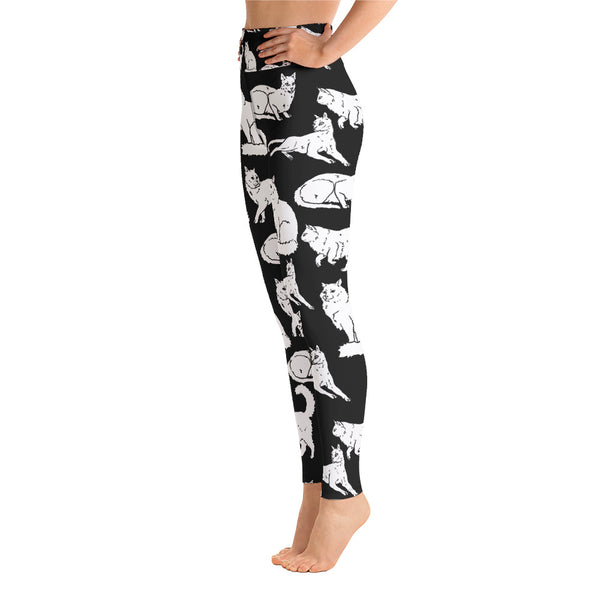 Cat Yoga Leggings - Seasonally Gifted 