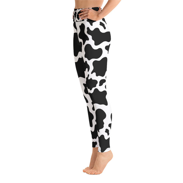 Cow Yoga Leggings - Seasonally Gifted 