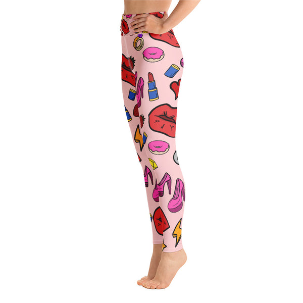 Girl Power Yoga Leggings - Seasonally Gifted 