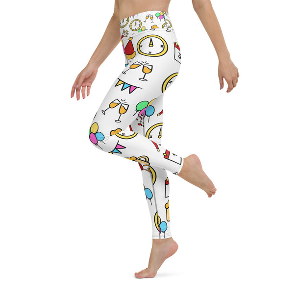 New Years Yoga Leggings - Seasonally Gifted 