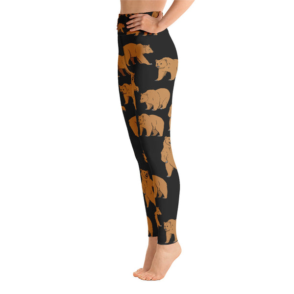 Bear Yoga Leggings - Seasonally Gifted 