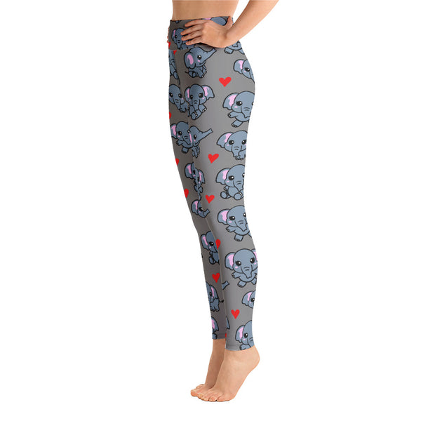 Elephant Yoga Leggings - Seasonally Gifted 