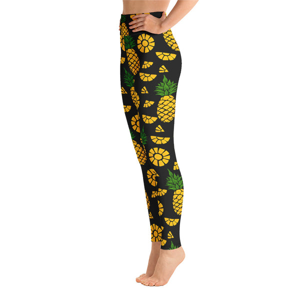 Pineapple Yoga Leggings - Seasonally Gifted 