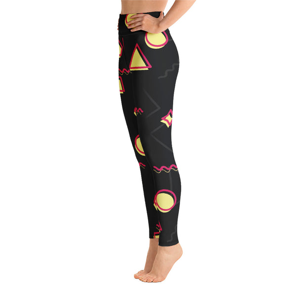 Random Pattern Yoga Leggings - Seasonally Gifted 
