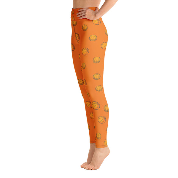 Basketball Yoga Leggings - Seasonally Gifted 