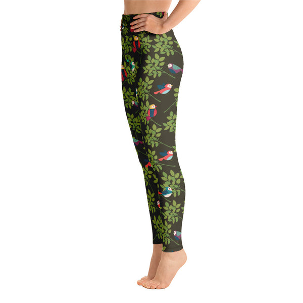 Bird Yoga Leggings - Seasonally Gifted 