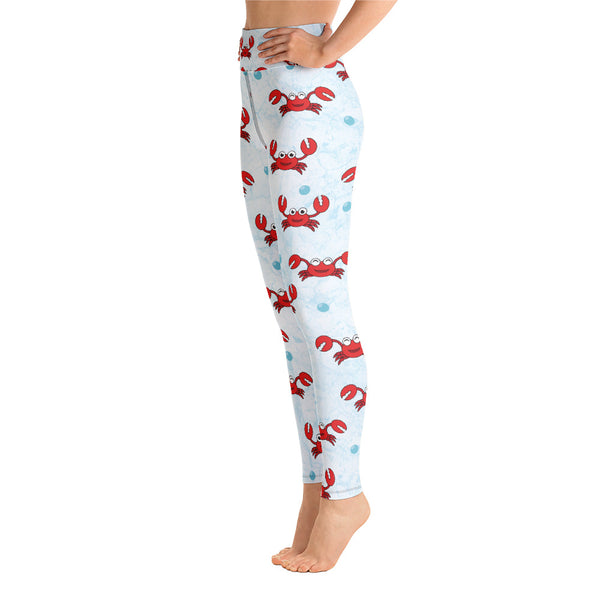 Crab Yoga Leggings - Seasonally Gifted 