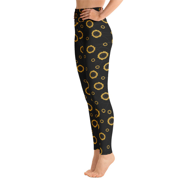 Flower Yoga Leggings - Seasonally Gifted 