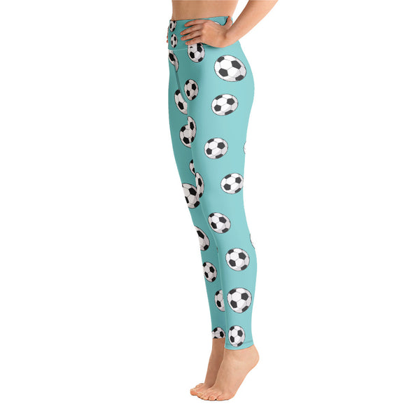 Football Yoga Leggings - Seasonally Gifted 