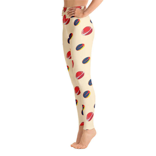 Rugby Yoga Leggings - Seasonally Gifted 