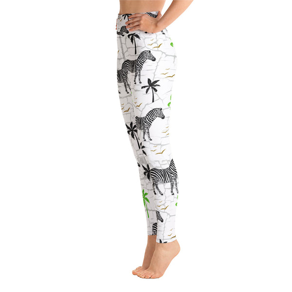 Zebra 2 Yoga Leggings - Seasonally Gifted 