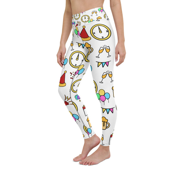 New Years Yoga Leggings - Seasonally Gifted 