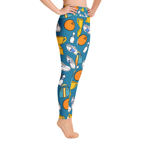 Bowling Yoga Leggings - Seasonally Gifted 