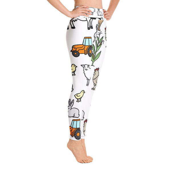 Farm Yoga Leggings - Seasonally Gifted 