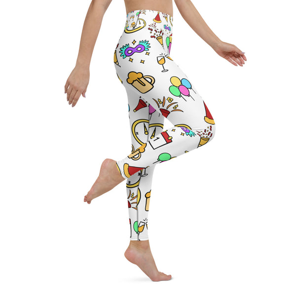 New Years Yoga Leggings - Seasonally Gifted 