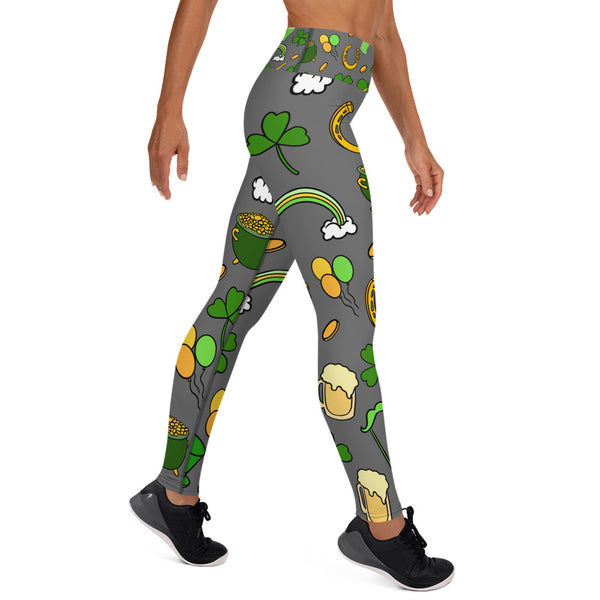 St. Patrick's Day Yoga Leggings - Seasonally Gifted 