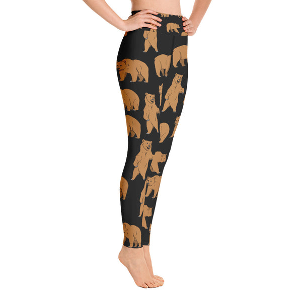 Bear Yoga Leggings - Seasonally Gifted 