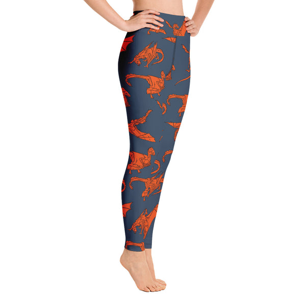 Dragon Yoga Leggings - Seasonally Gifted 