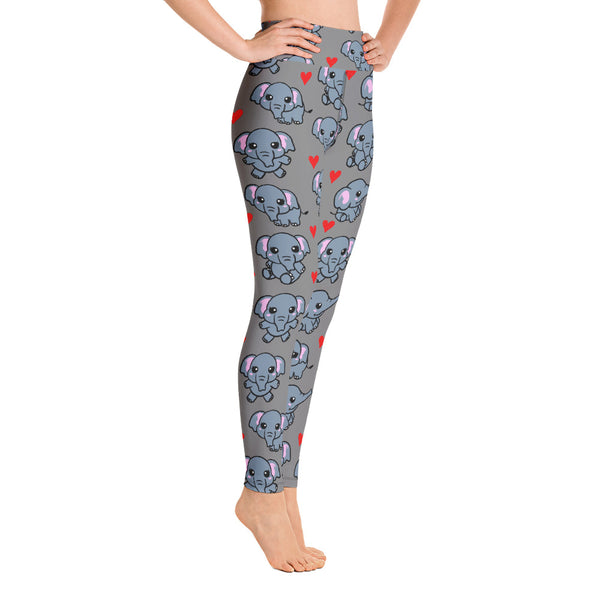 Elephant Yoga Leggings - Seasonally Gifted 