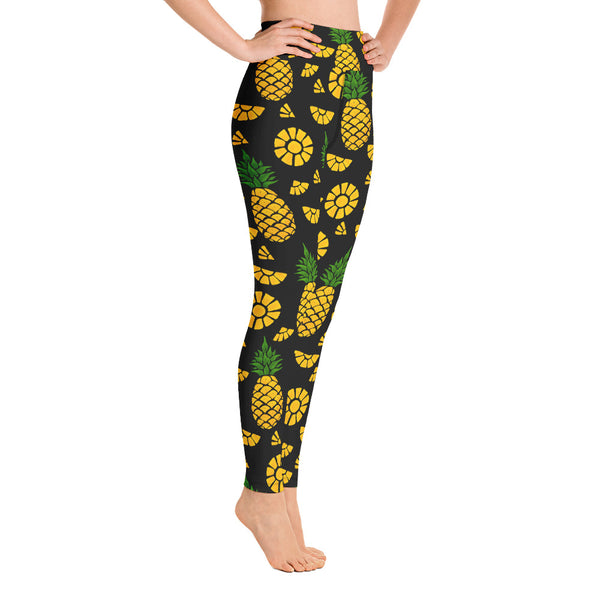 Pineapple Yoga Leggings - Seasonally Gifted 