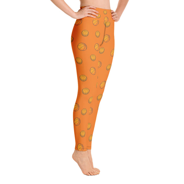 Basketball Yoga Leggings - Seasonally Gifted 