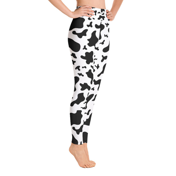 Cow Yoga Leggings - Seasonally Gifted 