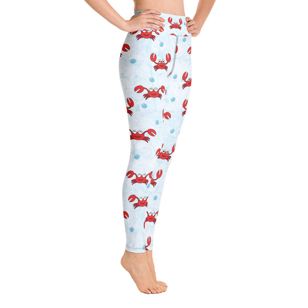 Crab Yoga Leggings - Seasonally Gifted 