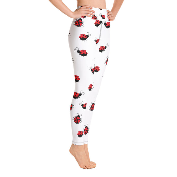 Ladybug1 Yoga Leggings - Seasonally Gifted 