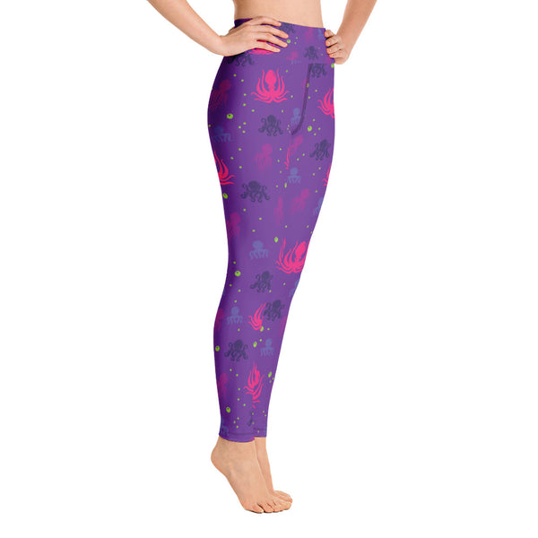 Octopus Yoga Leggings - Seasonally Gifted 