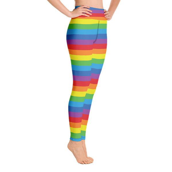 Rainbow Yoga Leggings - Seasonally Gifted 