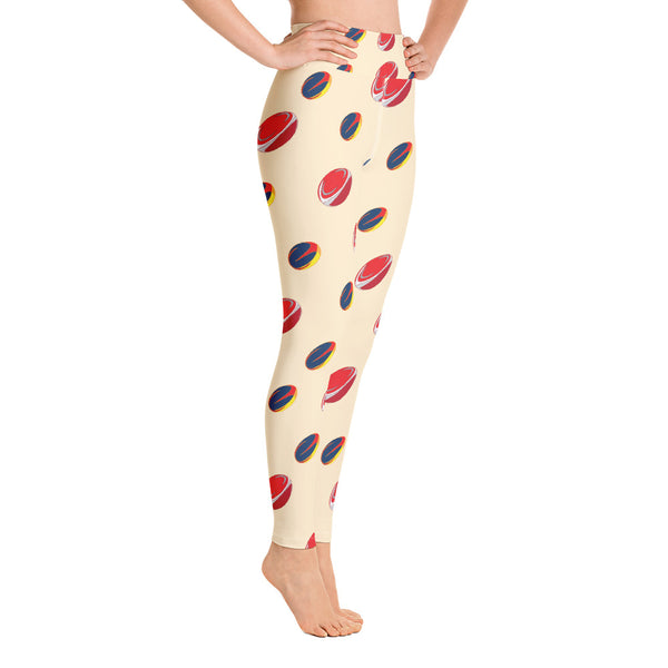 Rugby Yoga Leggings - Seasonally Gifted 