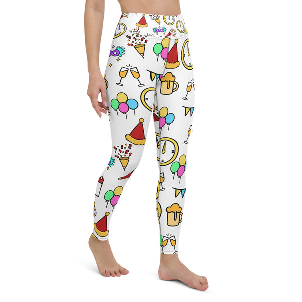 New Years Yoga Leggings - Seasonally Gifted 