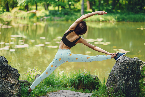 Fishing Yoga Leggings - Seasonally Gifted 