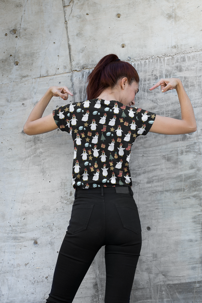 Penguin Women's T-shirt - Seasonally Gifted 