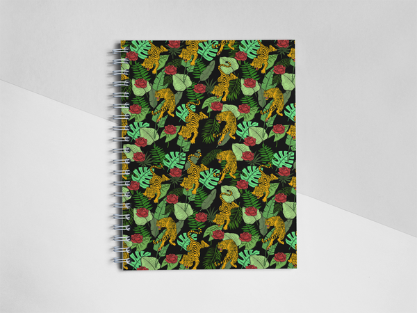 Jungle Spiral notebook