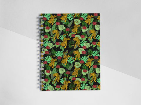 Jungle Spiral notebook