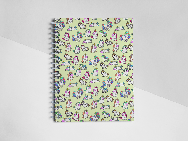 Unicorn Spiral notebook
