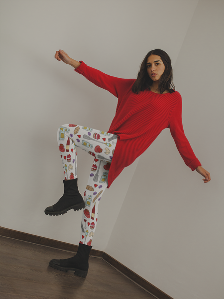 Paris Yoga Leggings - Seasonally Gifted 