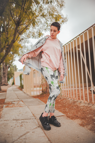 Zebra 2 Yoga Leggings - Seasonally Gifted 