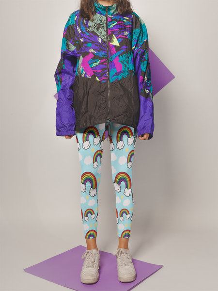 Rainbow Yoga Leggings - Seasonally Gifted 