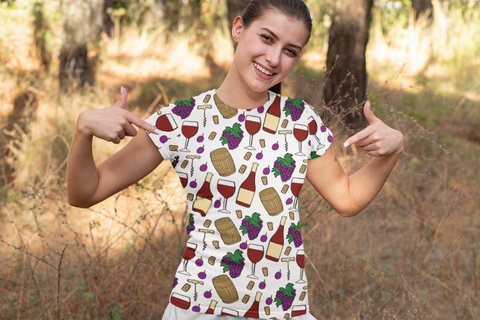 Wine Women's T-shirt - Seasonally Gifted 