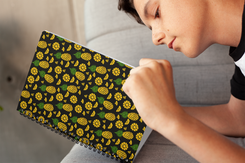 Pineapple Spiral notebook