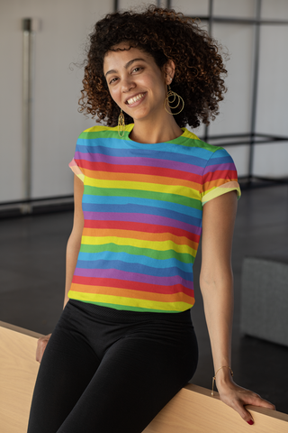 Rainbow Women's T-shirt - Seasonally Gifted 