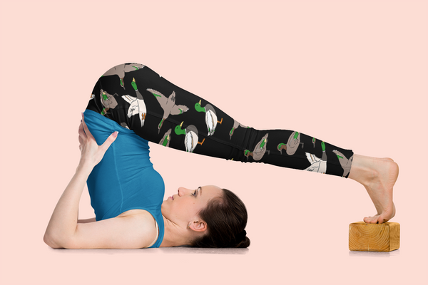 Duck Yoga Leggings - Seasonally Gifted 